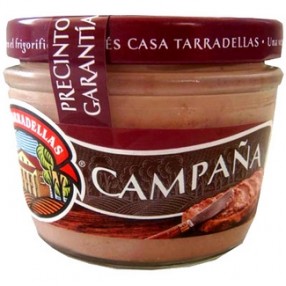 Pate de campaña CASA TARRADELLAS frasco 125 grs